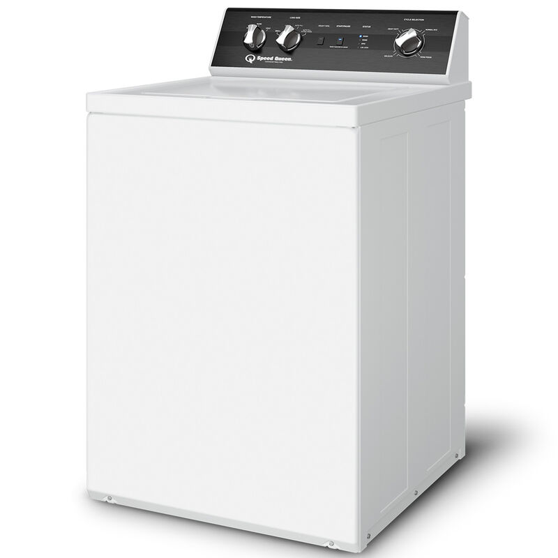 Speed Queen TR3 26 in. 3.2 cu. ft. Top Load Washer with Agitator & Perfect Wash - White, , hires