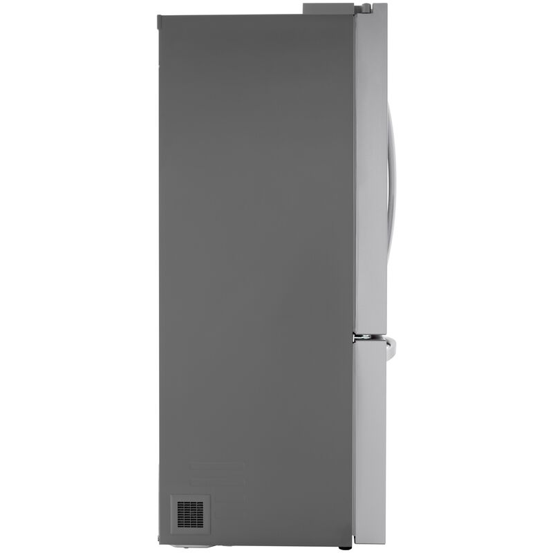 LG 36 in. 26.5 cu. ft. Smart Counter Depth French Door Refrigerator with Internal Water Dispenser - Stainless Steel, Stainless Steel, hires