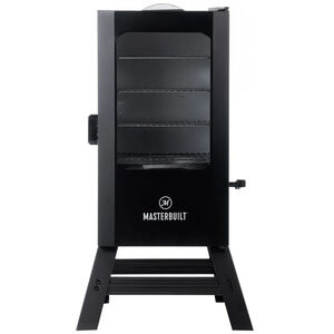 Masterbuilt 30 in. 4-Rack Electric Smoker with Built-In Thermometer - Black, , hires