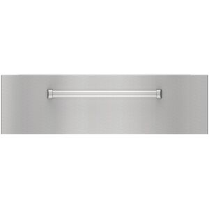Wolf 36 in. Professional Stainless Warming Drawer Front Panel with Handle - 2" Thick, , hires