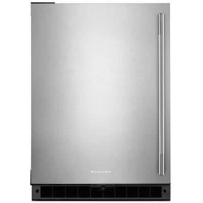 KitchenAid 24 in. 5.0 cu. ft. Undercounter Refrigerator - Stainless Steel | KURL124SSB