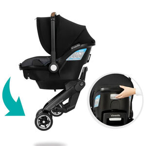 Evenflo Shyft DualRide Infant Car Seat Stroller Combo with Carryall Storage - Boone Gray, , hires