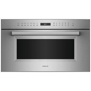 Wolf M Series 30 in. 1.6 cu. ft. Electric Wall Oven with Standard Convection & Manual Clean - Stainless Steel, , hires