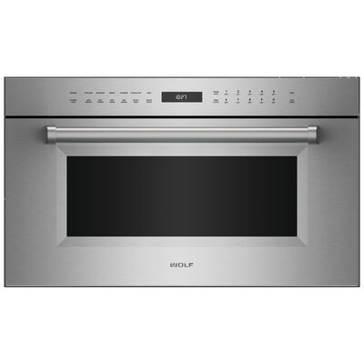 Wolf M Series 30 in. 1.6 cu. ft. Electric Wall Oven with Standard Convection & Manual Clean - Stainless Steel | SPO30PMSPH