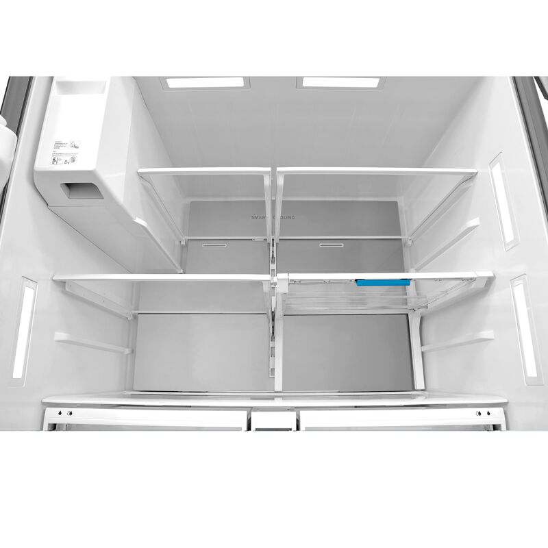 Midea 36 in. 29.3 cu. ft. Smart Garage-Ready French Door Refrigerator with One Touch Auto Fill Water Dispenser - Stainless Steel, , hires