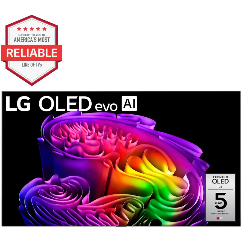 LG - 83" Class G6 Series OLED evo AI 4K UHD Smart webOS TV, , hires