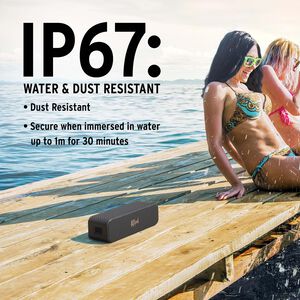 Klipsch Detroit Portable Bluetooth Speaker - Black, , hires