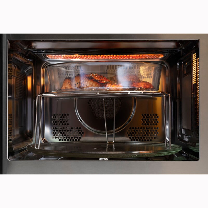 GE 21 in. 1.0 cu. ft. Countertop Microwave with Convection Cooking - Stainless Steel, , hires