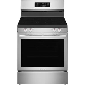 Frigidaire 30 in. 5.3 cu. ft. Air-Fry True European Convection Steam Oven Electric Range with 5 Induction Burner - Stainless Steel, , hires