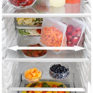 GE 36 in. 25.3 cu. ft. Side by Side Refrigerator with Ice & Water Dispenser - Fingerprint Resistant Stainless, Fingerprint Resistant Stainless, hires
