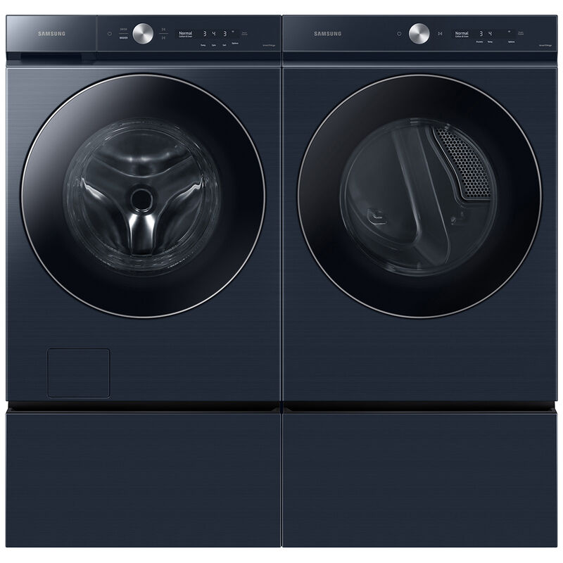 Samsung 27 in. Pedestal for Washers - Brushed Navy, Brushed Navy, hires
