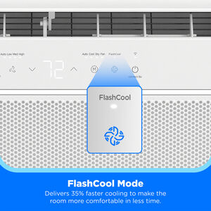 Midea QB Series 10,000 BTU 115V U-Shaped Smart Energy Star Window Air Conditioner with Inverter, 3 Fan Speeds, Sleep Mode & Remote Control - White, , hires