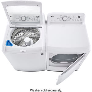 LG 27 in. 4.3 cu. ft. Top Load Washer with 4-Way Agitator & TurboDrum Technology - White, , hires