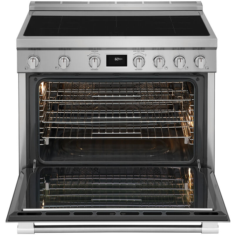 Frigidaire Professional 36 in. 4.4 cu. ft. Dual Convection Electric Range with 5 Induction Burners - Stainless Steel, , hires