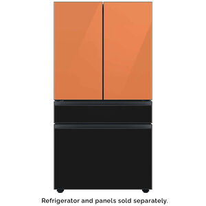 Samsung BESPOKE 4-Door French Door Top Panel for Refrigerators - Clementine Glass, , hires