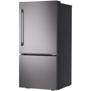 LG 33 in. 25.5 cu. ft. Smart Bottom Freezer Refrigerator with Ice Maker - Black Stainless Steel, , hires