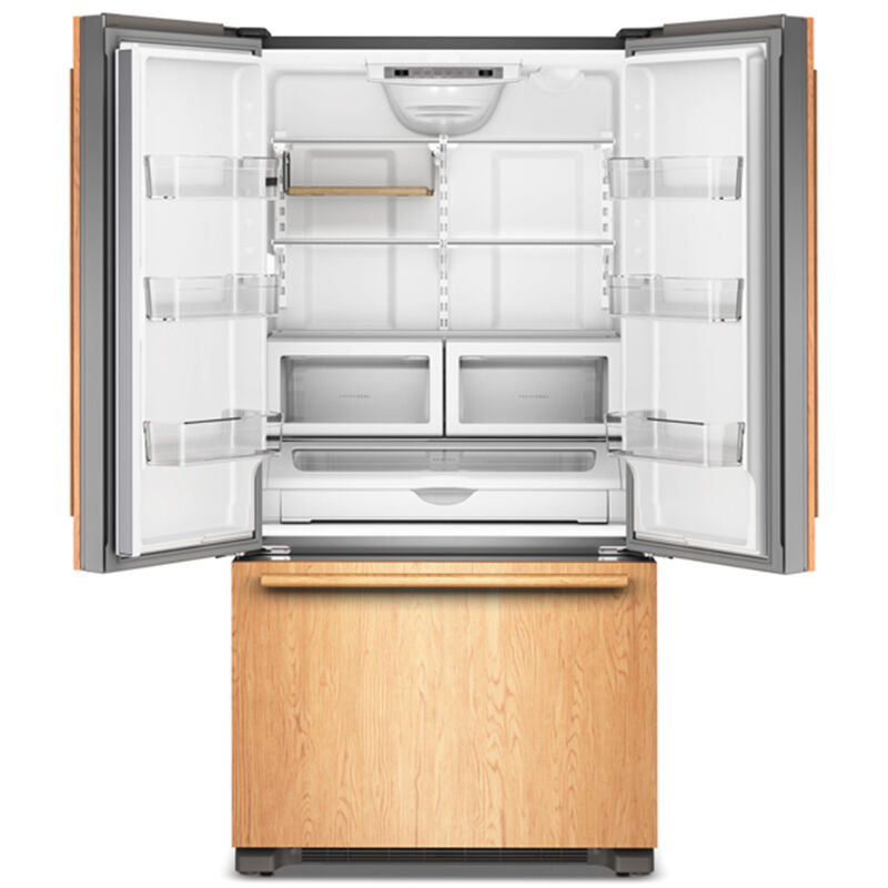 KitchenAid 36 in. 21.9 cu. ft. Counter Depth French Door Refrigerator with Internal Water Dispenser - Custom Panel Ready, Custom Panel Required, hires