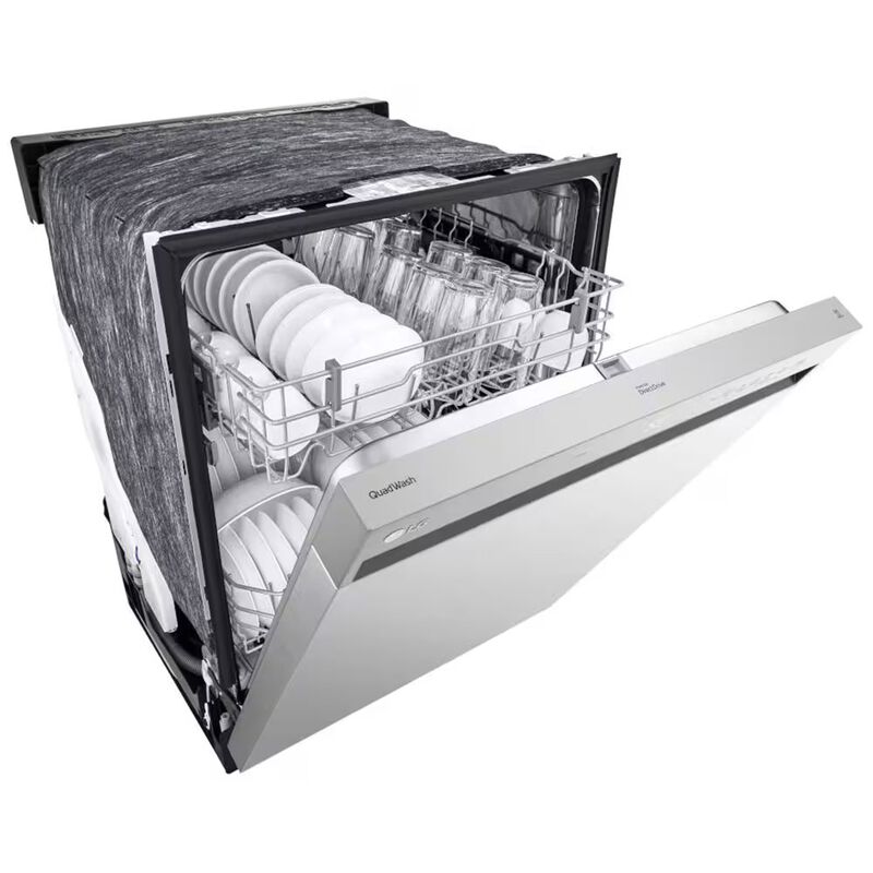 LG 24 in. Front Control Dishwasher with 50 dBa Sound Level, Dynamic Dry & Pocket - Stainless Steel, , hires