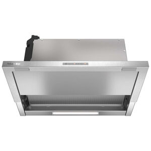 Miele 24 in. Slide-Out Style Range Hood with 3 Speed Settings, 625 CFM & 1 LED Light - Stainless Steel, , hires