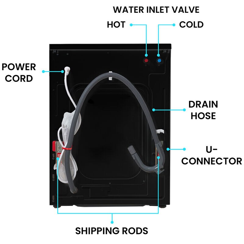 Equator 24 in. 1.6 cu. ft. Front Load Washer with Winterize, Allergen, Pet & Sanitize Cycle