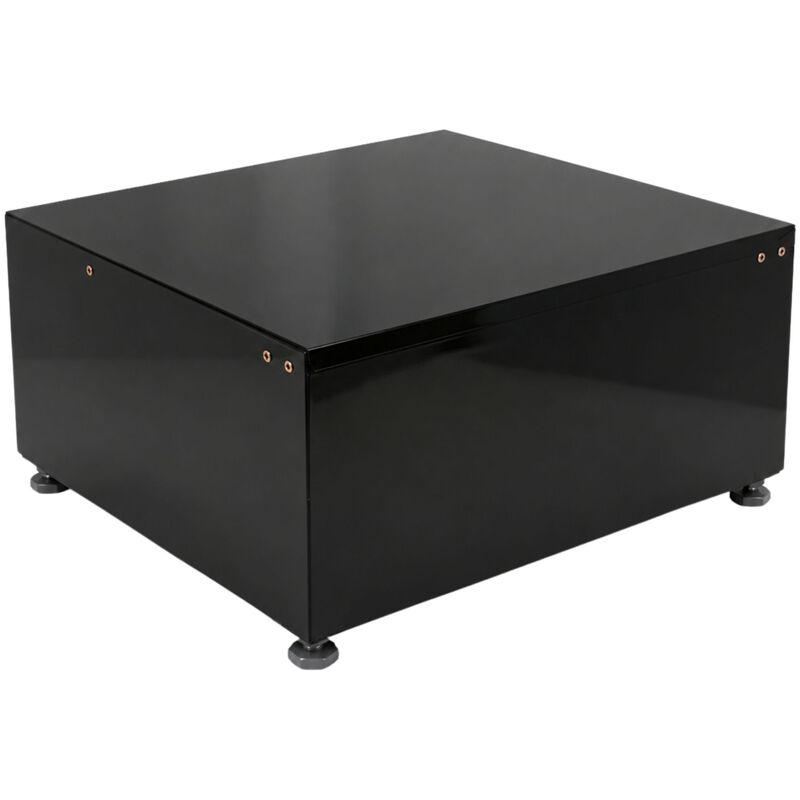 Equator Universal Laundry Pedestal for 24" Washer, Dryer & Combo with Storage Drawer - Black, , hires