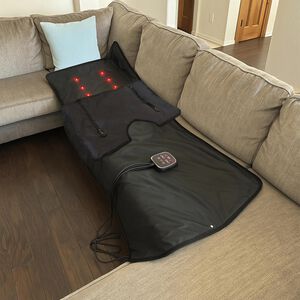 EZLIFE Infrared Sauna Blanket with Red Light and Detox Wraps, , hires