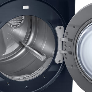 Samsung Bespoke 27 in. 7.6 cu ft. Smart Stackable Gas Dryer with AI Optimal Dry, Super Speed Dry, Sensor Dry, Sanitize & Steam Cycle - Brushed Navy, Brushed Navy, hires