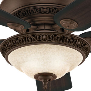Hunter Italian Countryside 52 in. Ceiling Fan with LED Light Kit and Pull Chain - Cocoa, , hires