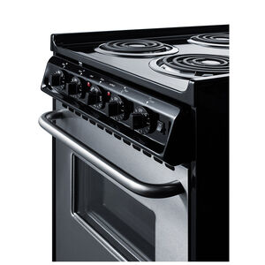 Summit Professional Series 20 in. 2.4 cu. ft. Oven Freestanding Electric Range with 4 Coil Burners - Stainless Steel, , hires