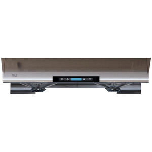 XO 30 in. Standard Style Range Hood with 6 Fan Speeds, 550 CFM, Ducted Venting & 2 Halogen Lights - Stainless Steel, Stainless Steel, hires