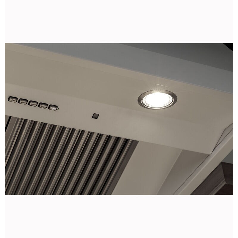 Cafe 30 in. Smart Convertible Canopy Pro Style Style Range Hood with 600 CFM, 4 Fan Speeds & 2 LED Lights - Matte White, , hires