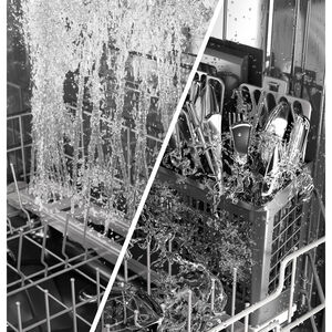 GE 24 in. Top Control Flush-Mount Dishwasher with 45 dBa Sound Level, 3rd-Rack, Dry Boost & Pocket Handle - Fingerprint Resistant Stainless, Fingerprint Resistant Stainless, hires