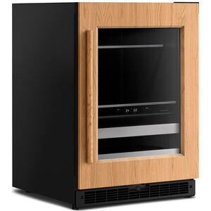 KitchenAid 24 in. Built-In/Freestanding 4.8 cu. ft. Compact Beverage Center with Adjustable Shelves & Digital Control - Custom Panel Ready, Custom Panel Required, hires