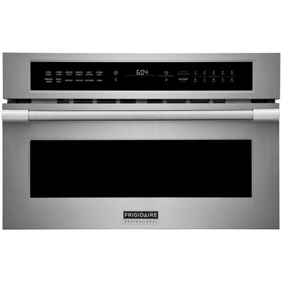 Frigidaire Professional 30 in. 1.6 cu.ft Built-In Microwave with 10 Power Levels & Sensor Cooking Controls - Stainless Steel | PMBD3080AF