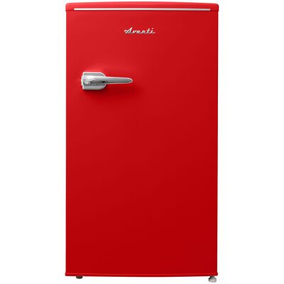 Avanti 18 in. 3.1 cu. ft. Mini Fridge with Freezer Compartment - Red | RMRS31X5R-IS