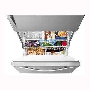 Whirlpool 30 in. 18.7 cu. ft. Bottom Freezer Refrigerator with Ice Maker - Monochromatic Stainless Steel, Monochromatic Stainless Steel, hires