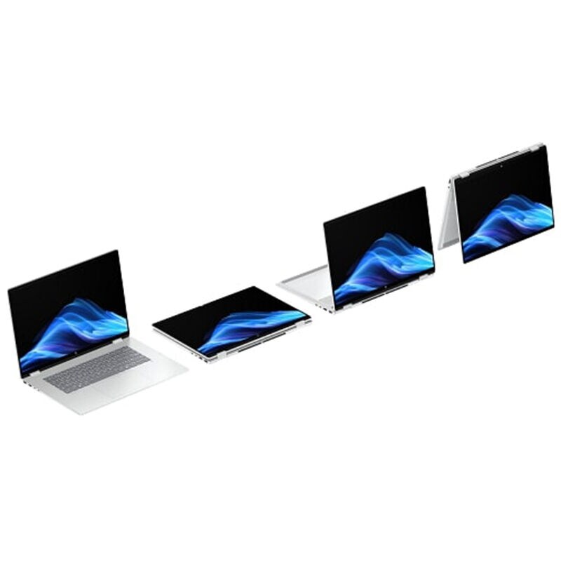 HP OmniBook 7 Flip 16 in. 2-in-1 Touch Screen Notebook with HP AI, Intel Core Ultra 7 256V, 8-Core CPU, Intel Arc 140V, 8GB VRAM GPU, 16 GB RAM, 512 GB SSD, up to 15.75 Hrs. of Battery Life & Windows 11 Home - Glacier Silver, , hires