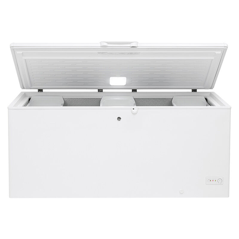 GE 73 in. 21.7 cu. ft. Garage-Ready Chest Freezer - White | P.C.