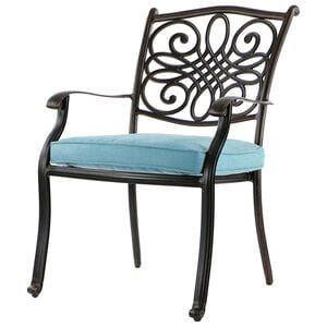 Hanover Traditions 9-Piece Square Dining Set with 8 Stationery Dining Chairs, , hires