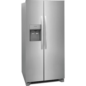Frigidaire 33 in. 22.3 cu. ft. Side by Side Refrigerator with Ice & Water Dispenser - Stainless Steel, Stainless Steel, hires