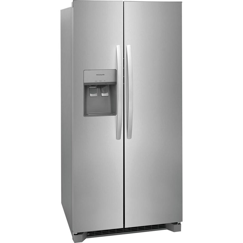 Frigidaire 33 in. 22.3 cu. ft. Side by Side Refrigerator with Ice & Water Dispenser - Stainless Steel, Stainless Steel, hires