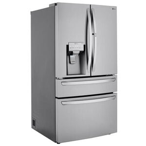 LG 36 in. 29.5 cu. ft. Smart 4-Door French Door Refrigerator with Ice & Water Dispenser - PrintProof Stainless Steel, PrintProof Stainless Steel, hires