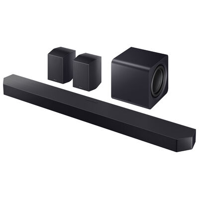 Samsung Q-Series 11.1.4 Channel Dolby Atmos Smart Sound Bar with Bluetooth & Wireless Subwoofer - Black | HW-Q990H