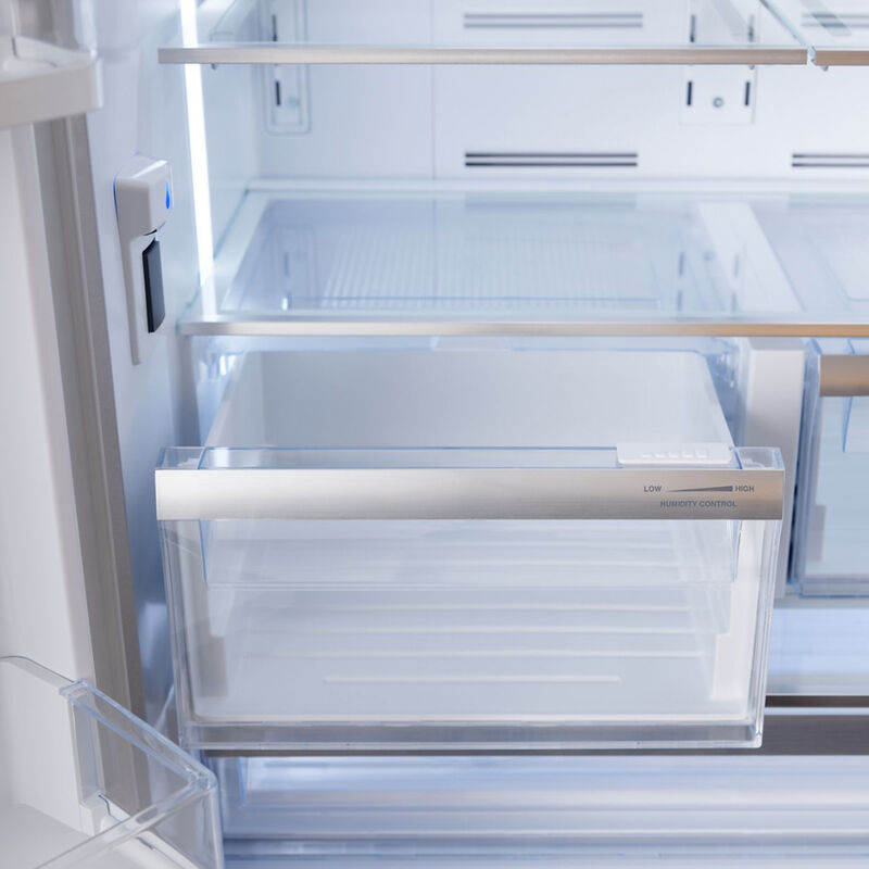 Viking 3 Series 36 in. 19.9 cu. ft. Counter Depth French Door Refrigerator with Internal Water Dispenser - Stainless Steel, , hires