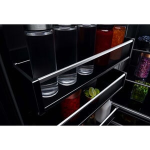 JennAir 30 in. Left-Hinged Built-In 16.2 cu. ft. Counter Depth Bottom Freezer Refrigerator with Internal Water Dispenser - Custom Panel Ready, , hires