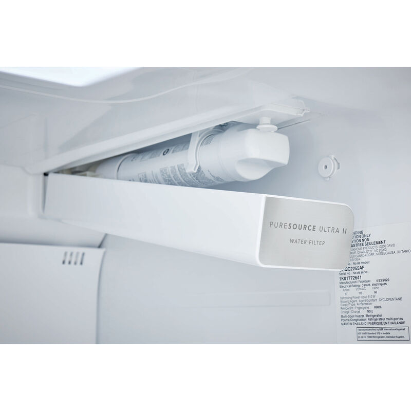 Frigidaire Gallery 36 in. 21.5 cu. ft. Counter Depth 4-Door French Door Refrigerator with External Ice & Water Dispenser and Custom-Flex Temp Zone- Stainless Steel, , hires