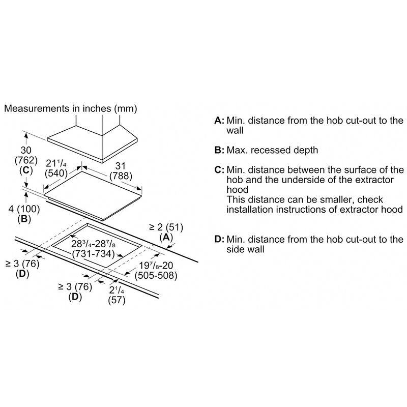 Bosch 800 Series 30 in. 4-Burner Electric Cooktop with Simmer Burner & Power Burner - Black, , hires