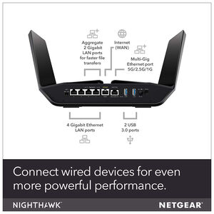 Netgear Nighthawk AX12 12-Stream MU-MIMO Wi-Fi 6 Router, , hires