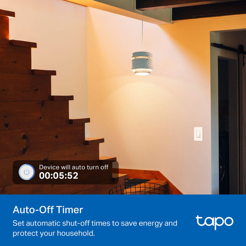 TP-Link - Tapo Smart Wi-Fi Light Switch with Matter - White, , hires