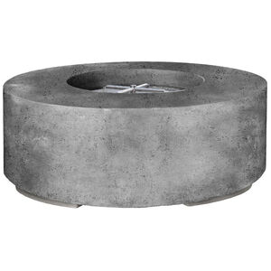 XO 36 in. Round Gas Fire Table - Gray, , hires